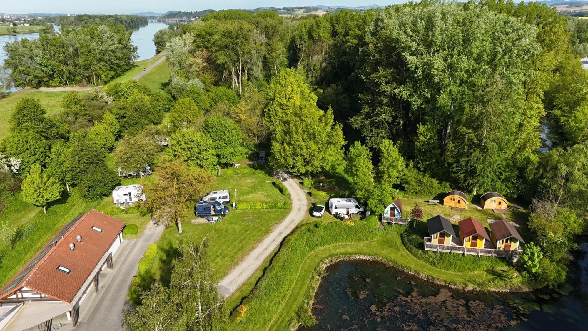 Camping & Pension Au An Der Donau Exteriér fotografie